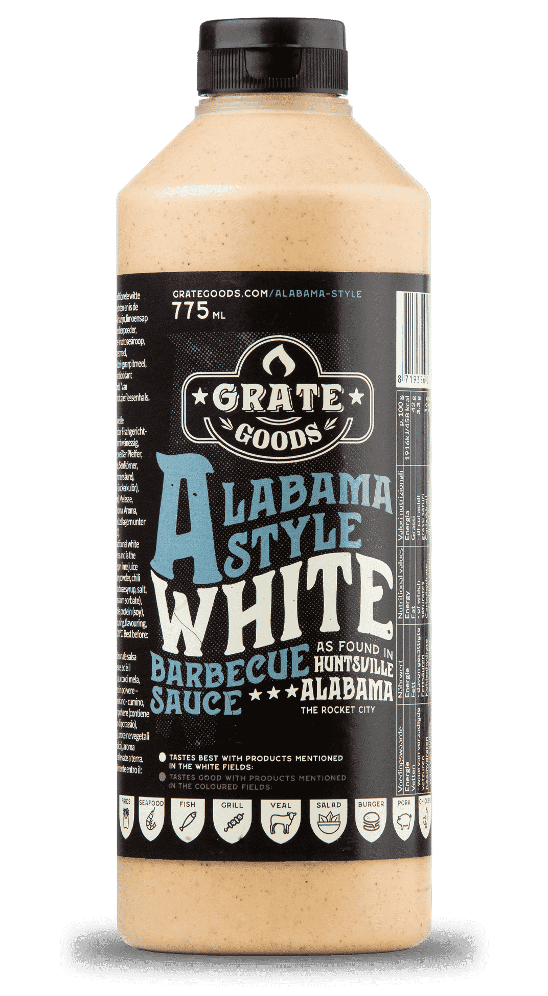 Alabama Style White barbecue sauce - bbq saus - Grate Goods