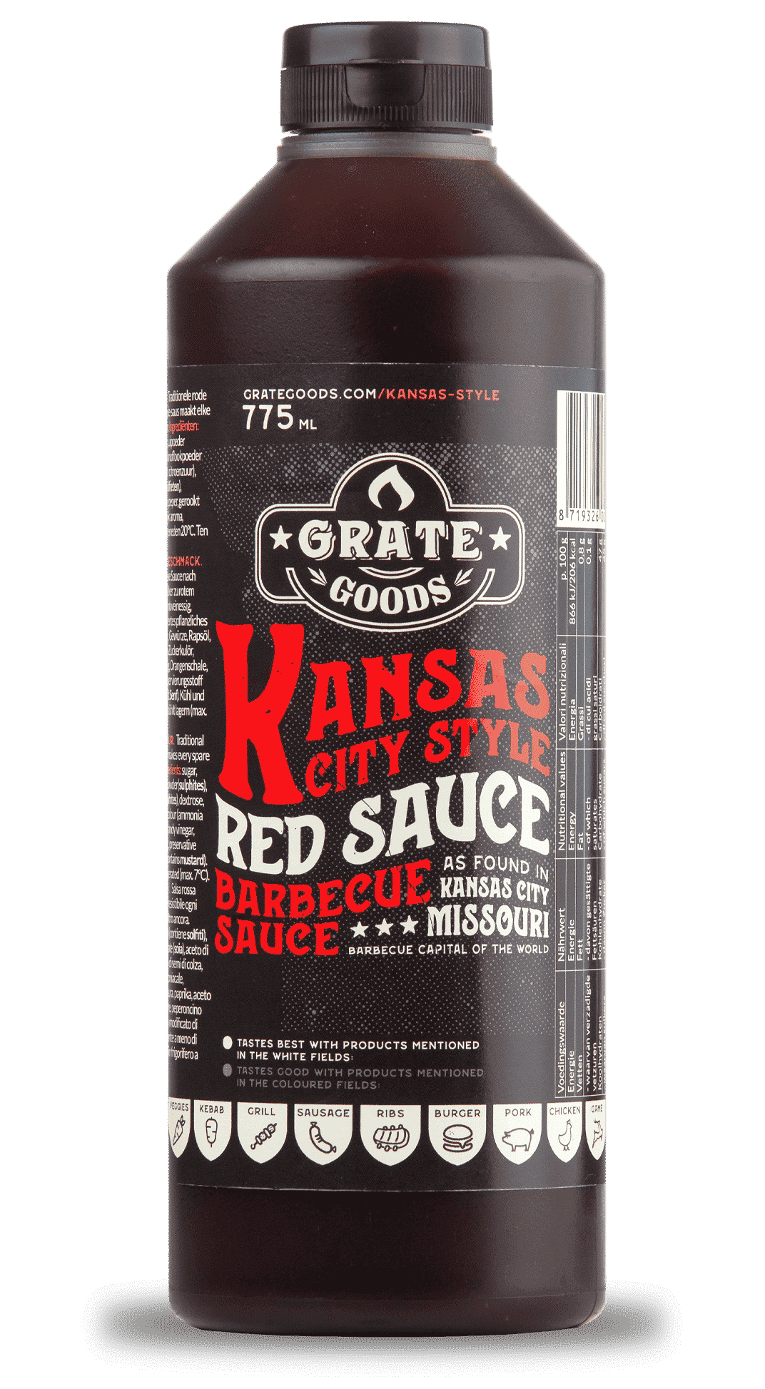 Kansas City Style Red BBQ sauce | Grate Goods