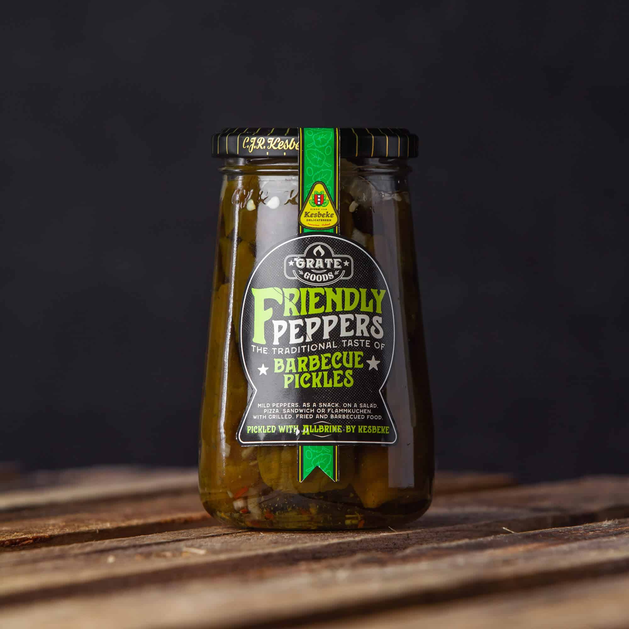 Pickled Peppers - BBQ pickles | Grate Goods